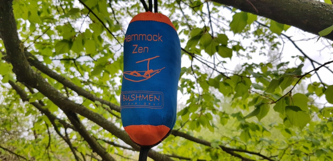 BUSHMEN ブッシュメン Hammock-ZEN with carabiners ハンモック 軽量 パラシュート