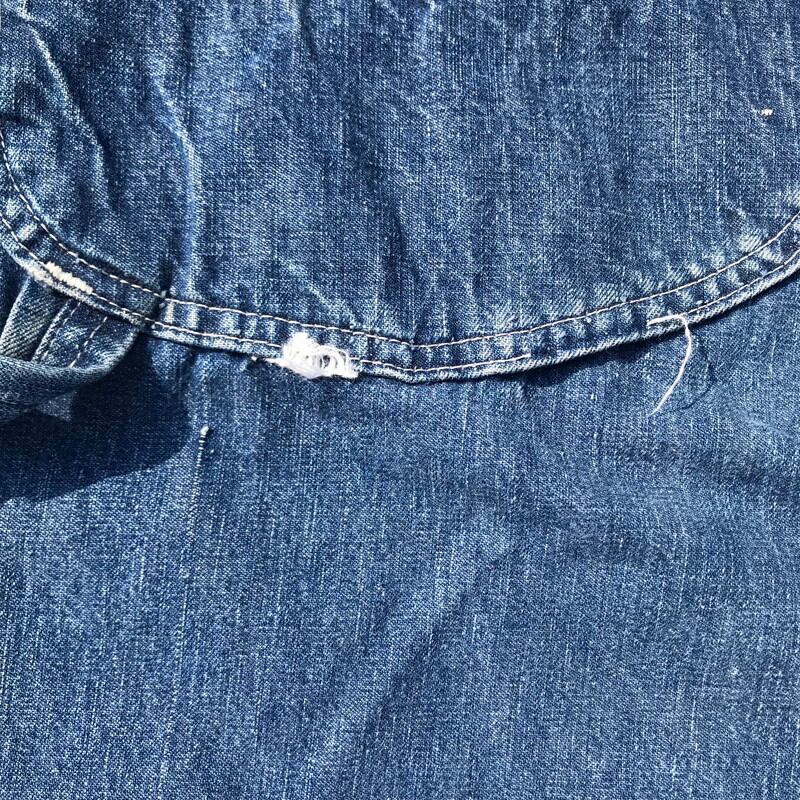 60's Lee リー デニム オーバーオール JELT DENIM トリプルステッチ