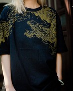 Dragon and Tiger Embroidered T-Shirt【G1030】