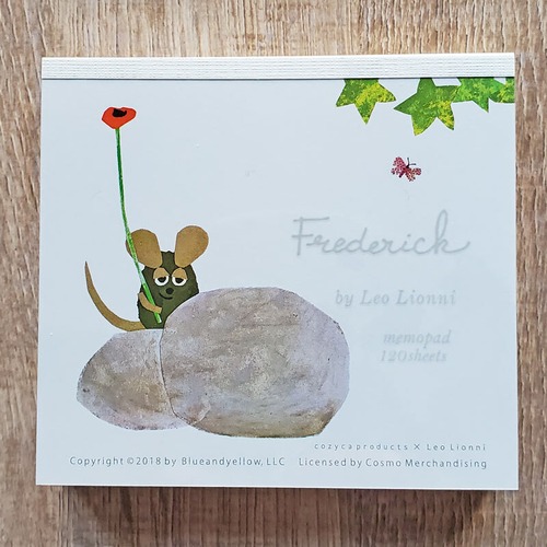 レオレオニ 　メモ帳　ブロックメモ　Frederickフレデリック