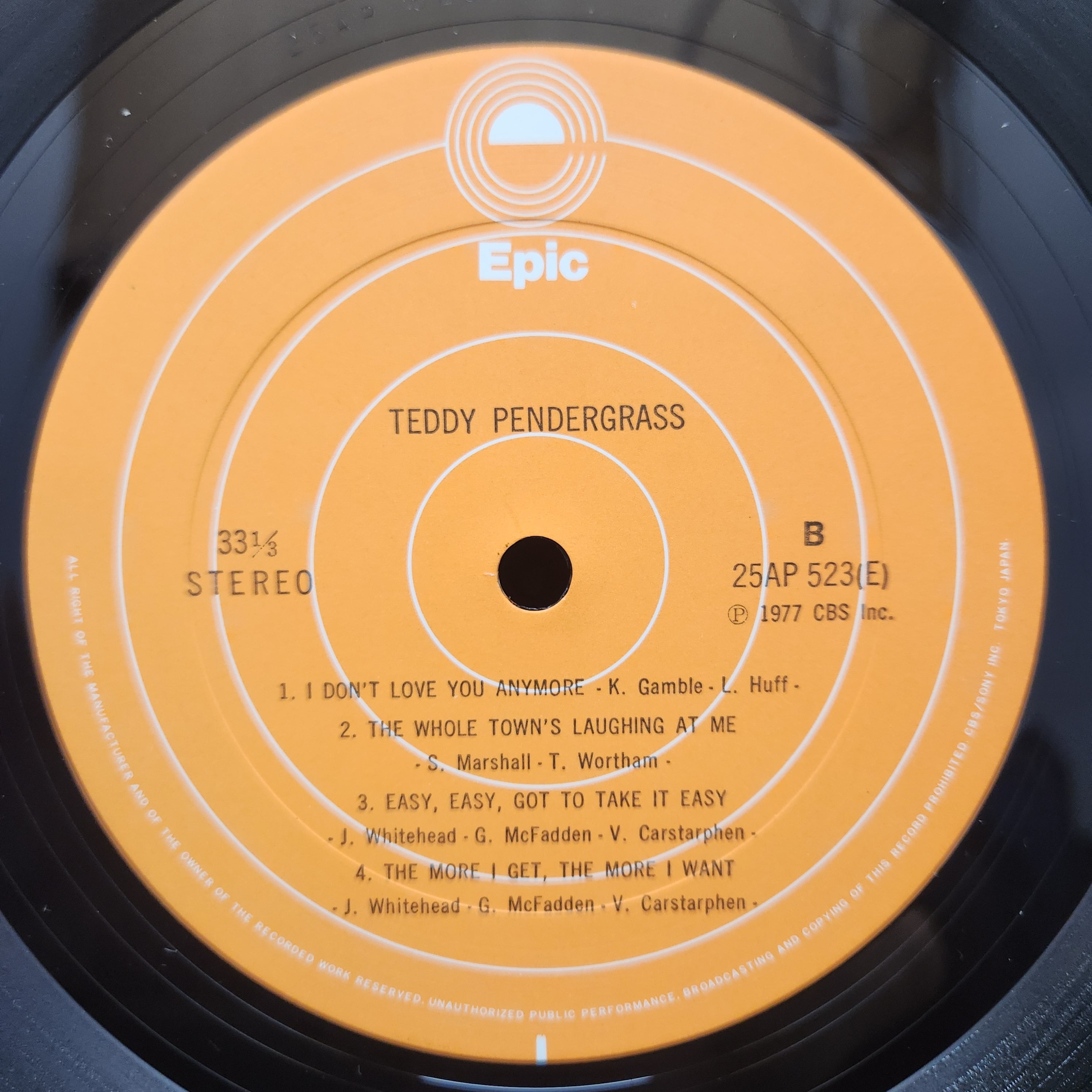 Teddy Pendergrass / Teddy Pendergrass [25AP 523] - 画像4