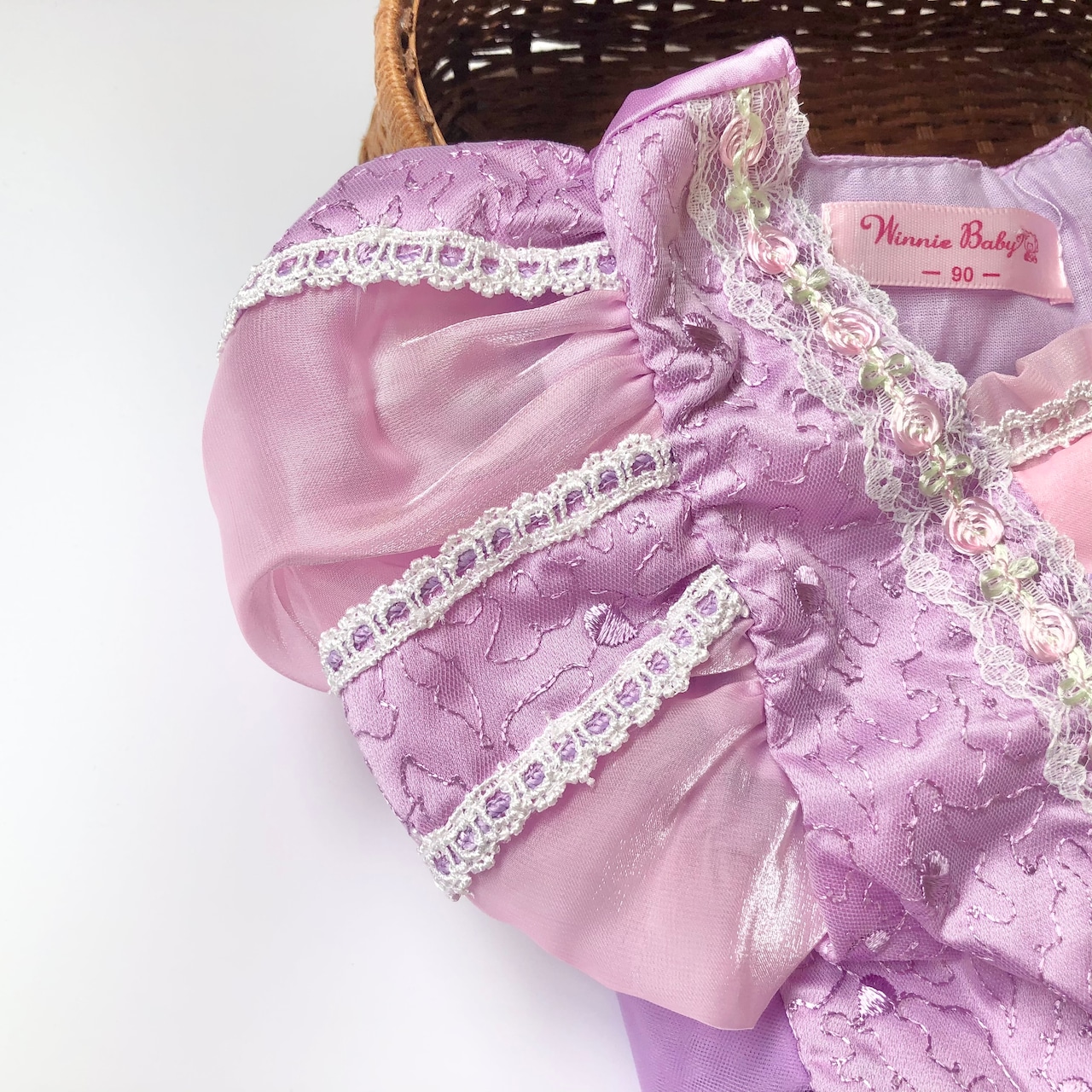 クーポンで3,580円→2,130円【即納】90/140size訳あり品 ラプンツェル風豪華プリンセスチュールドレス［ラプンツェル プリンセスドレス ドレス］