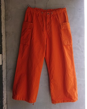 AUTHEN "WIDE OVER PANTS" Orange Color