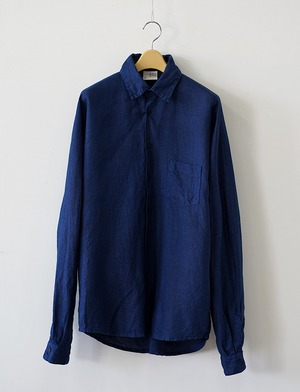 aulico :  LONG SLEEVE SHIRT / NAVY