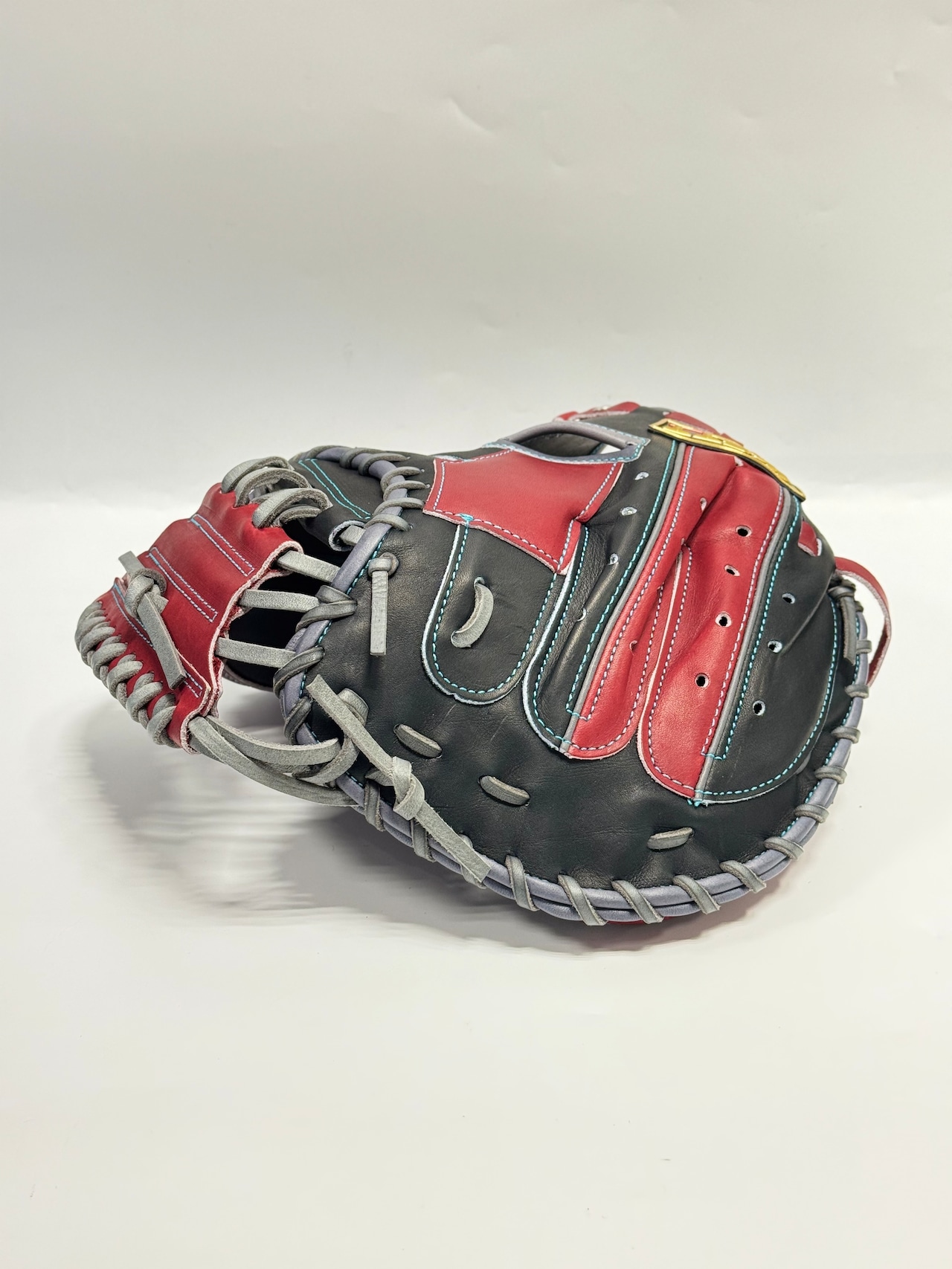 ZETT PROSTATUSーゼットプロステイタス michii supreme order 硬式グローブ ゼットミチイオリジナルグラブ 右投げ用 242型 (小林誠司選手モデル) ナイトブラック/ボルドーブラウン×ダークグレー・画像5