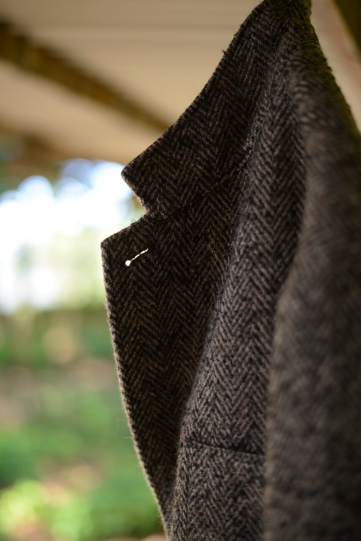 KAPTAIN SUNSHINE / Ex.herringbone tweed square over jacket | nariwai