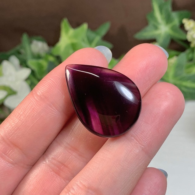 9.透明度高☆グラデーションフローライトルース・しずく型