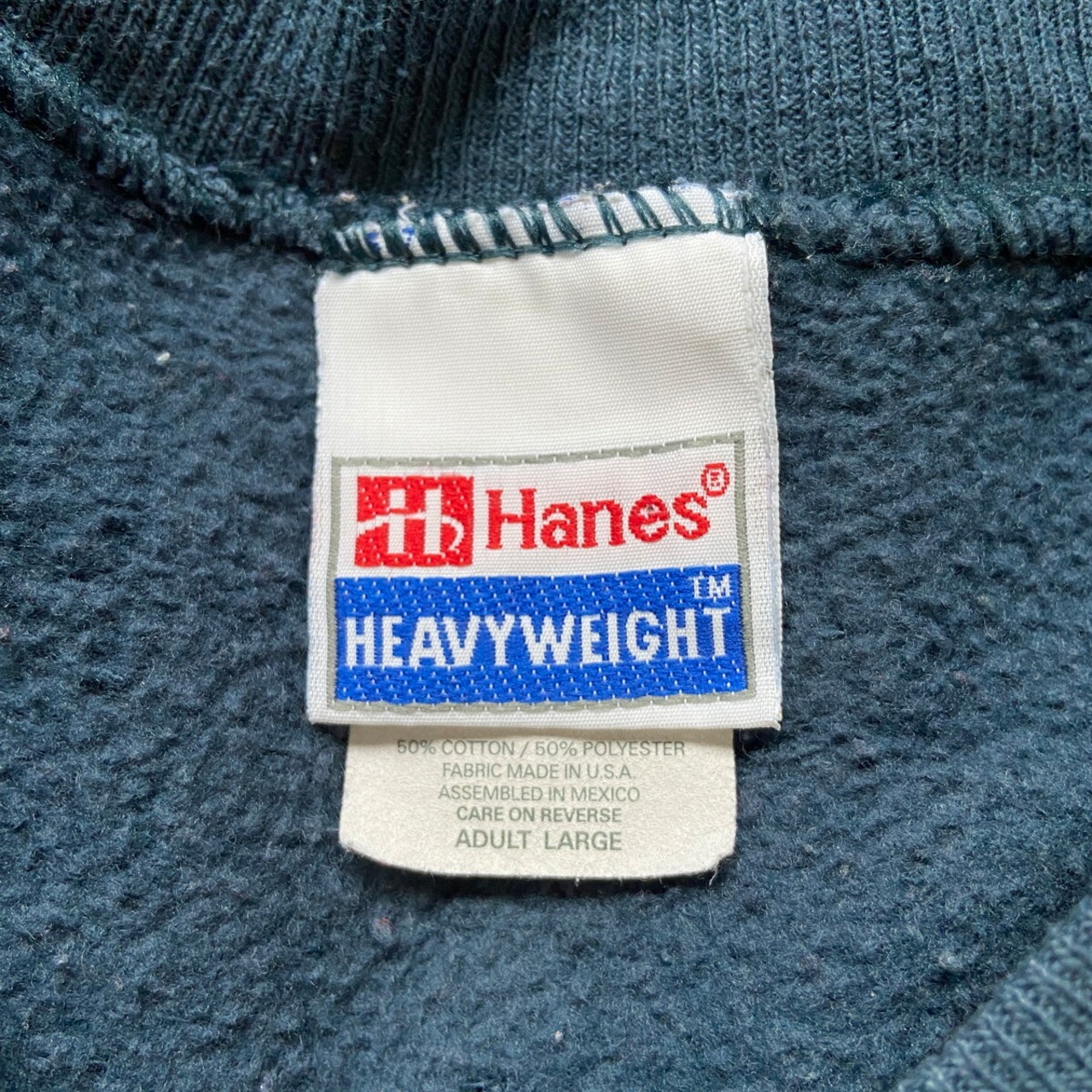 Hanes ヘインズ ALASKA プリント スウェット メンズL 古着 アニマル柄 