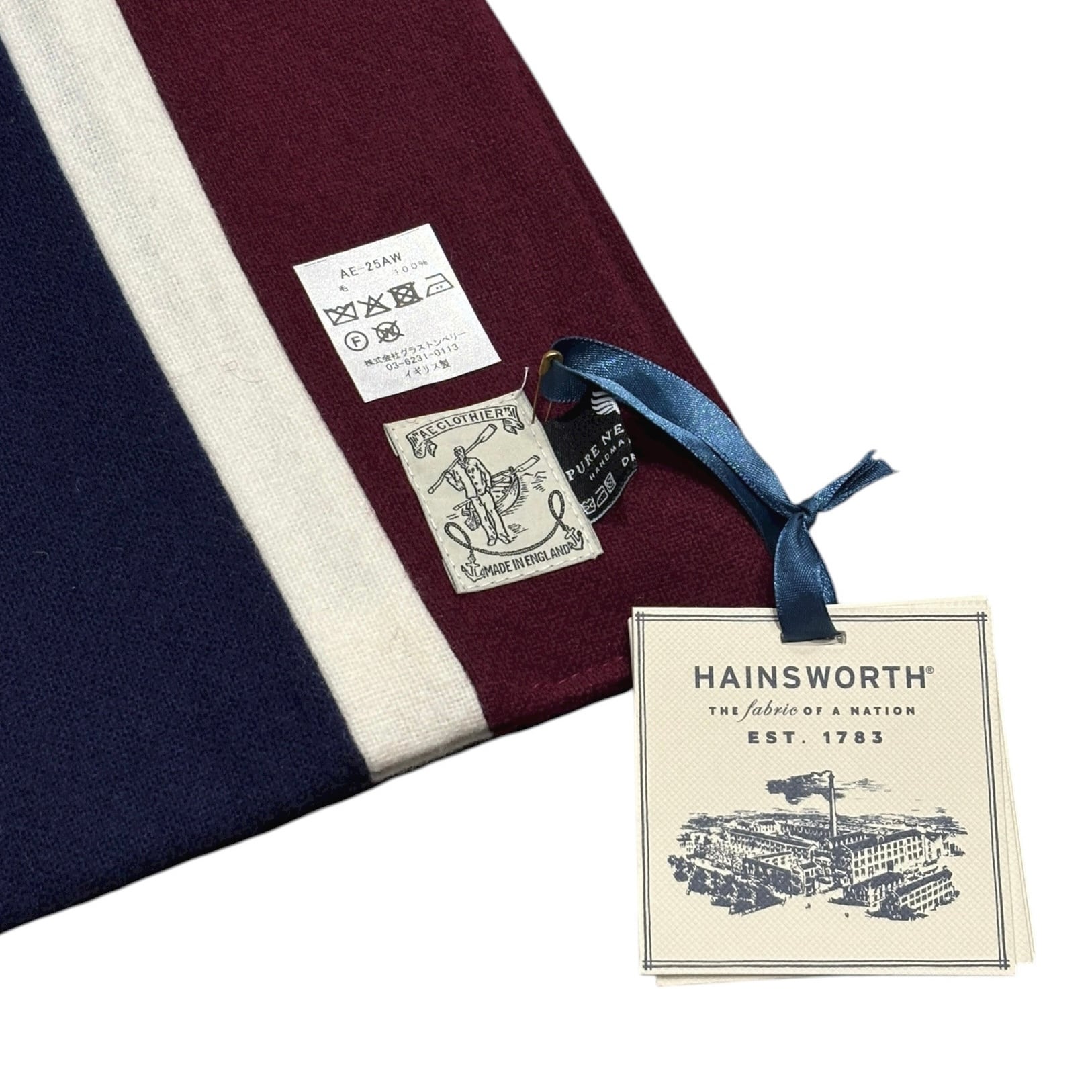 AE CLOTHIER / SCHOOL SCARF - Made in England（AEクロージア