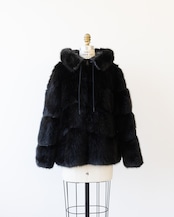 〈MONCLER〉EPILOBE Fur coat