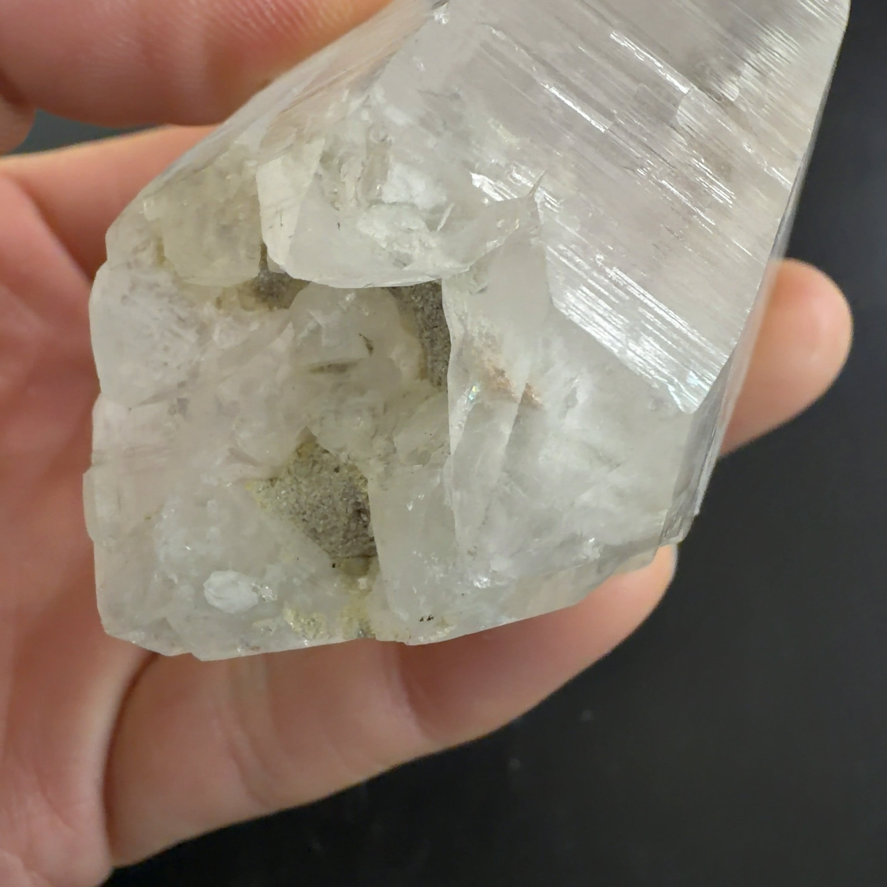 E33058】セルフヒールド 両錐 水晶 クォーツ ヒマラヤ水晶 ヒマラヤ産