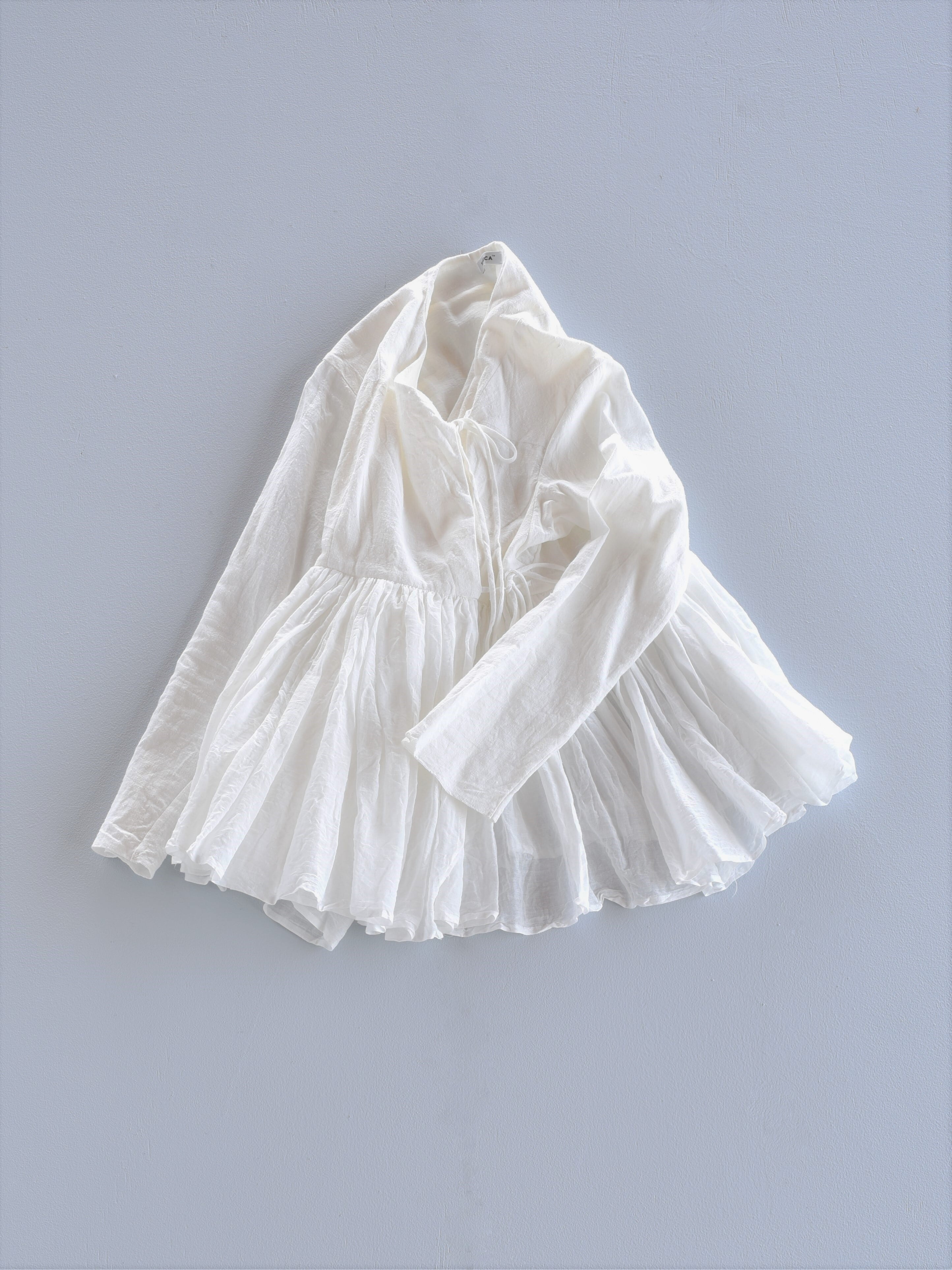 YAECA khadi ｜ラップギャザーブラウス CLOUD | 御茶屋跡