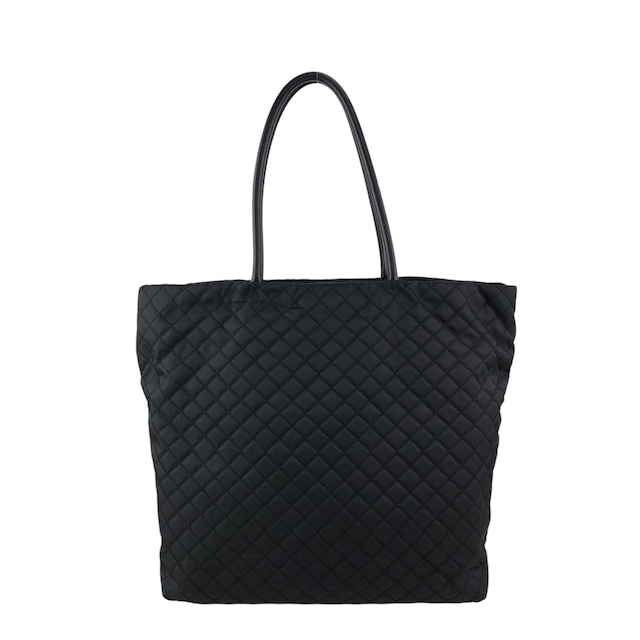 PRADA プラダ ハンドバッグ ブラック ロゴ キルティング トートバッグ vintage ヴィンテージ オールド eg4mx4