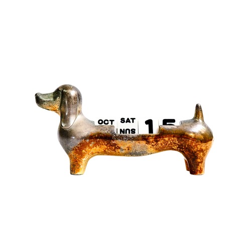 Dachshund Block Perpetual Calendar