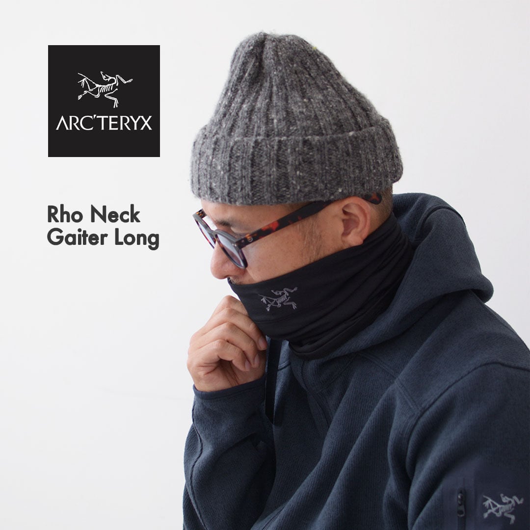 ARC'TERYX [アークテリクス] Rho Neck Gaiter Long -Black