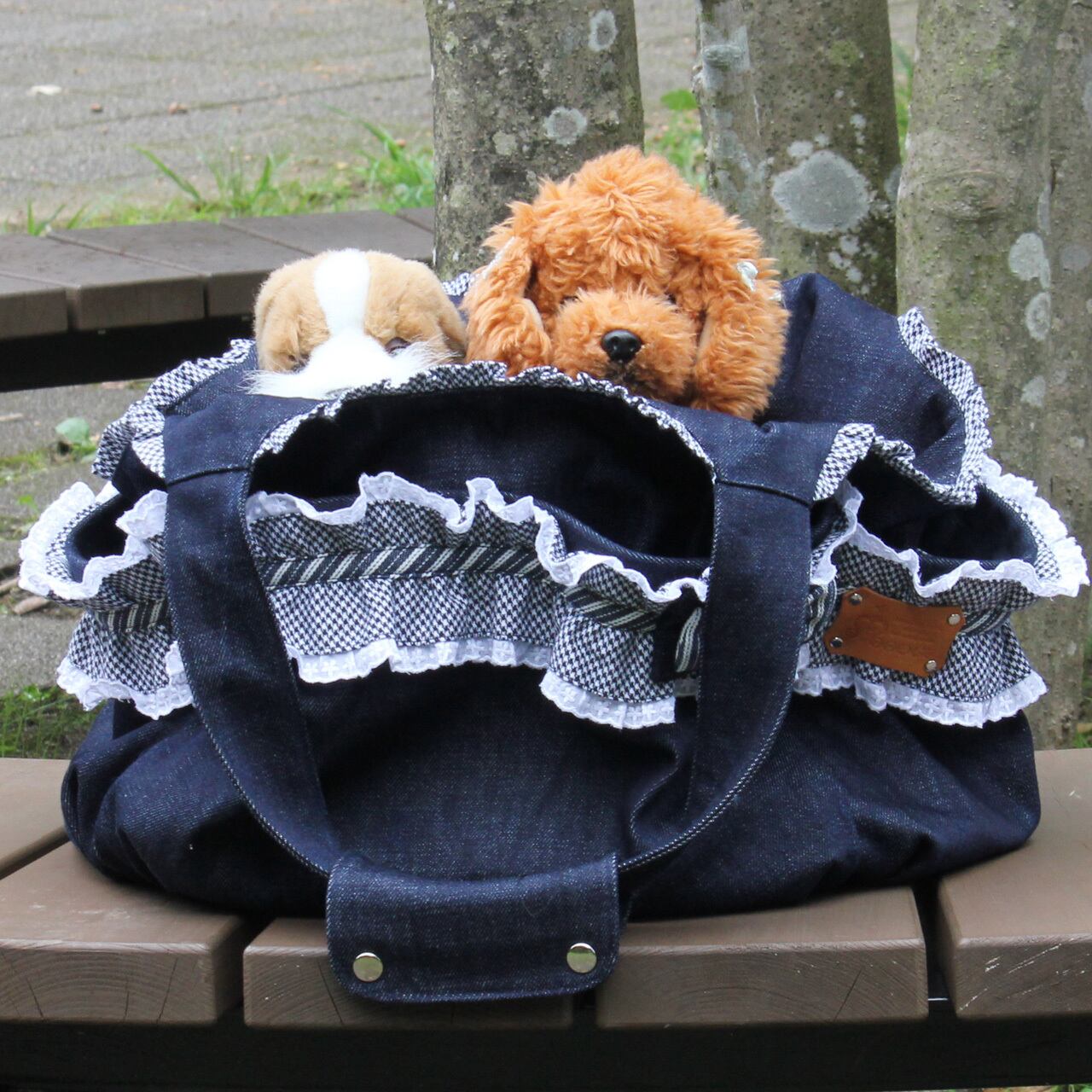 ...&デハロナキャリーバッグ　makeup 　メッシュ付き（M）OMO-DHRS-7008