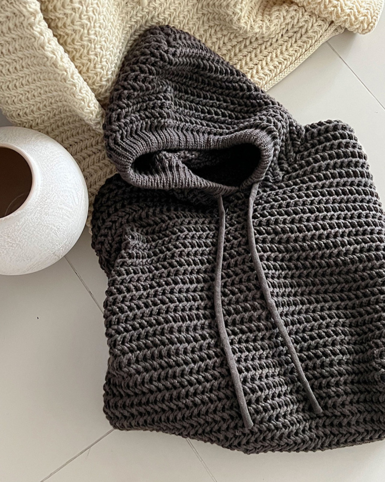 ローゲージフーディーニット 2color A0711 - 13