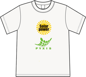 オリジナルTシャツ Solar power