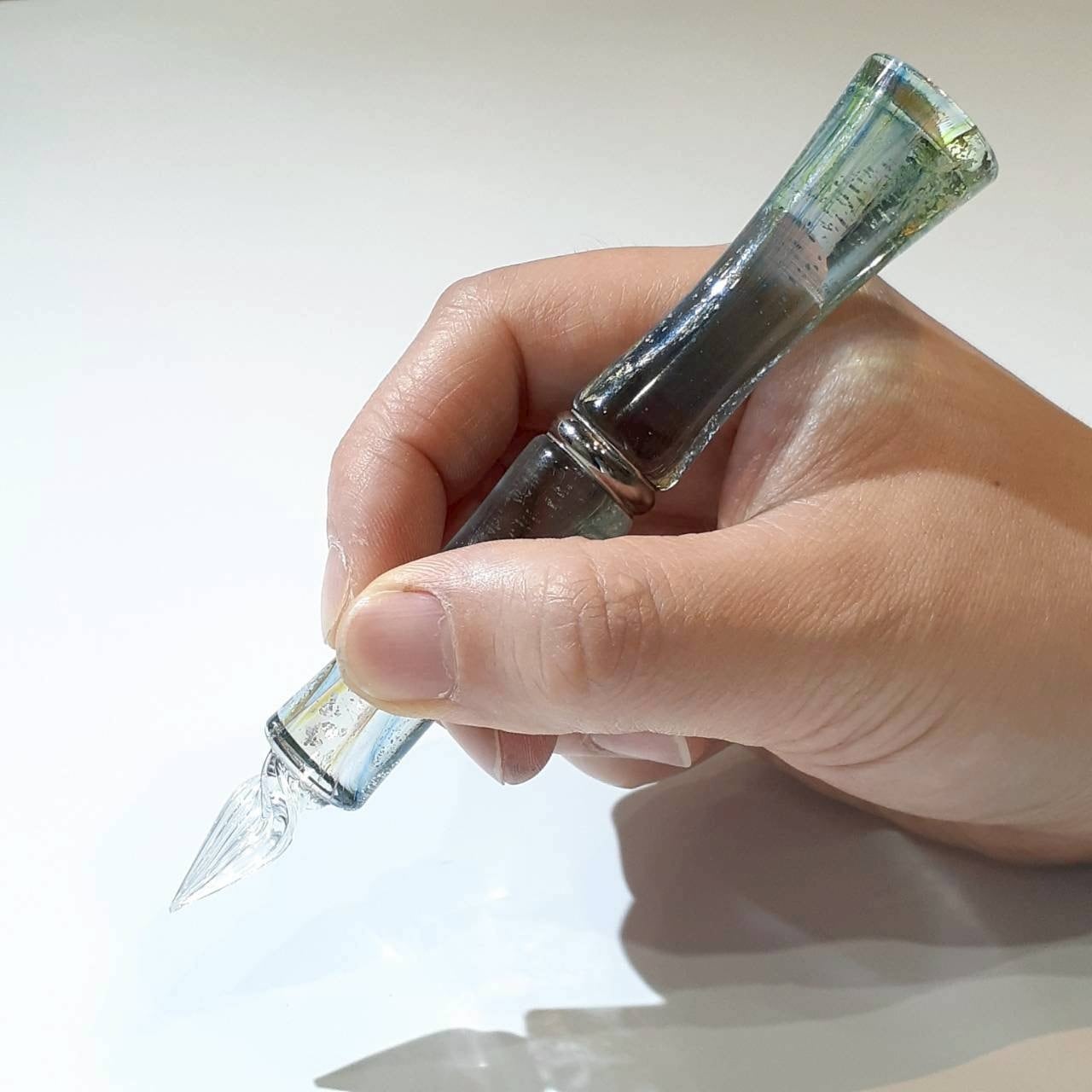 glass studio Toos ガラスペン TAKETORI 月の鏡 TAKETORI 月の鏡 紺藍 銀の月 | Glass Studio TooS