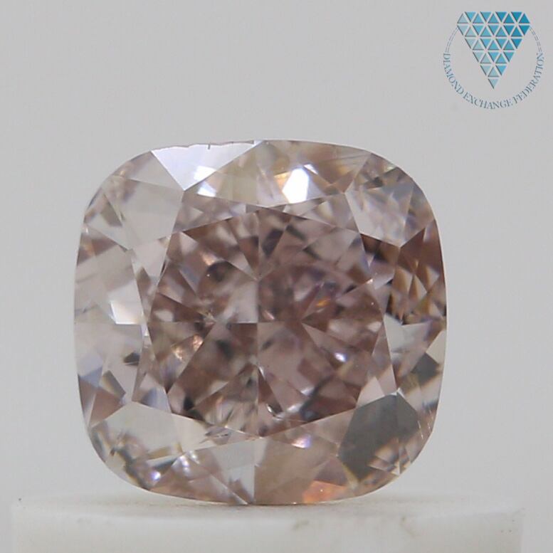 茶色ダイヤモンドルース/ F.PINK BROWN/ 0.624 ct.