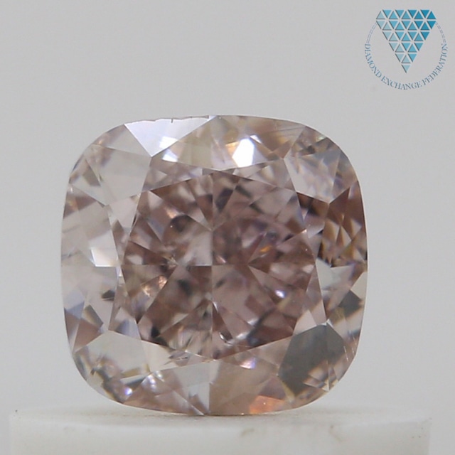 0.54 ct FANCY PINK-BROWN SI1 CUSHION GIA 天然  ダイヤモンド ルース