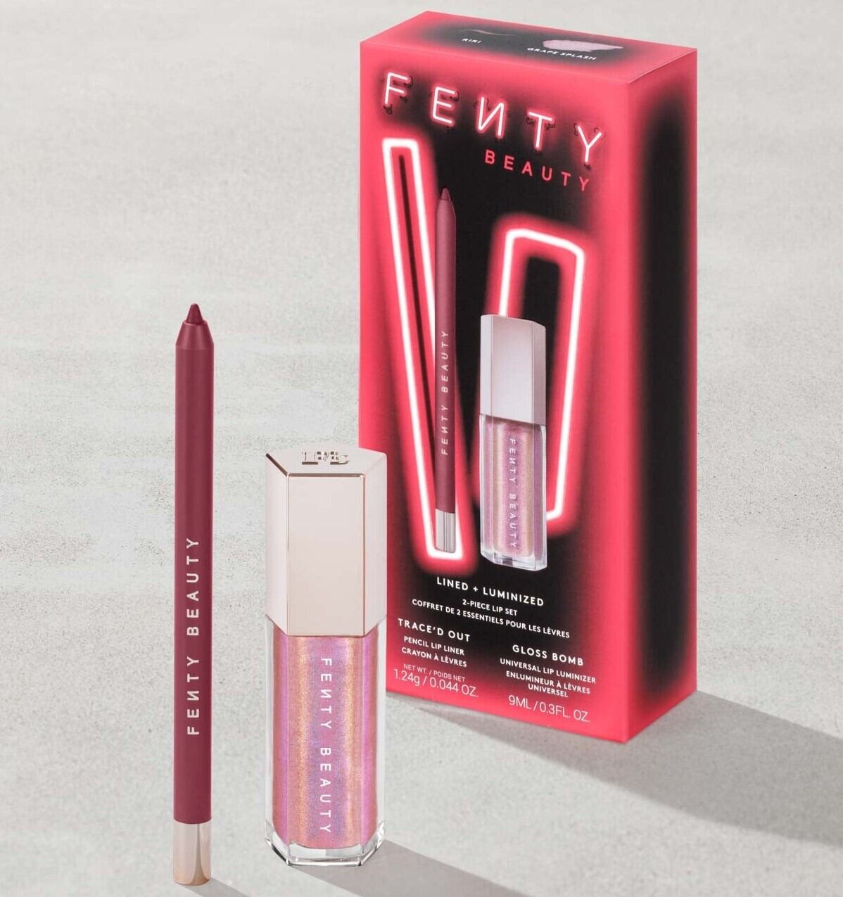 【Fenty Beauty】2025ホリデー Lined + Luminized 2-Piece Lip Set