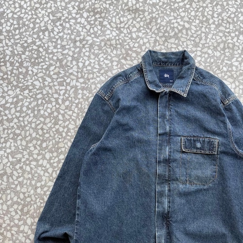 STUSSY / 90′s usa製 1st denim jacket sizeXL