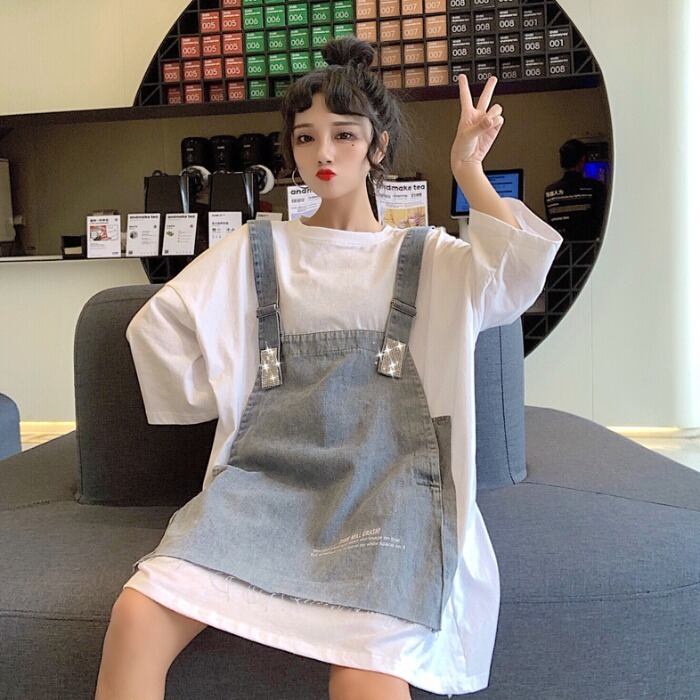 Tシャツ サマールーズトップス 大きめサイズ 夏物 ステッチ ケッペル78465622566