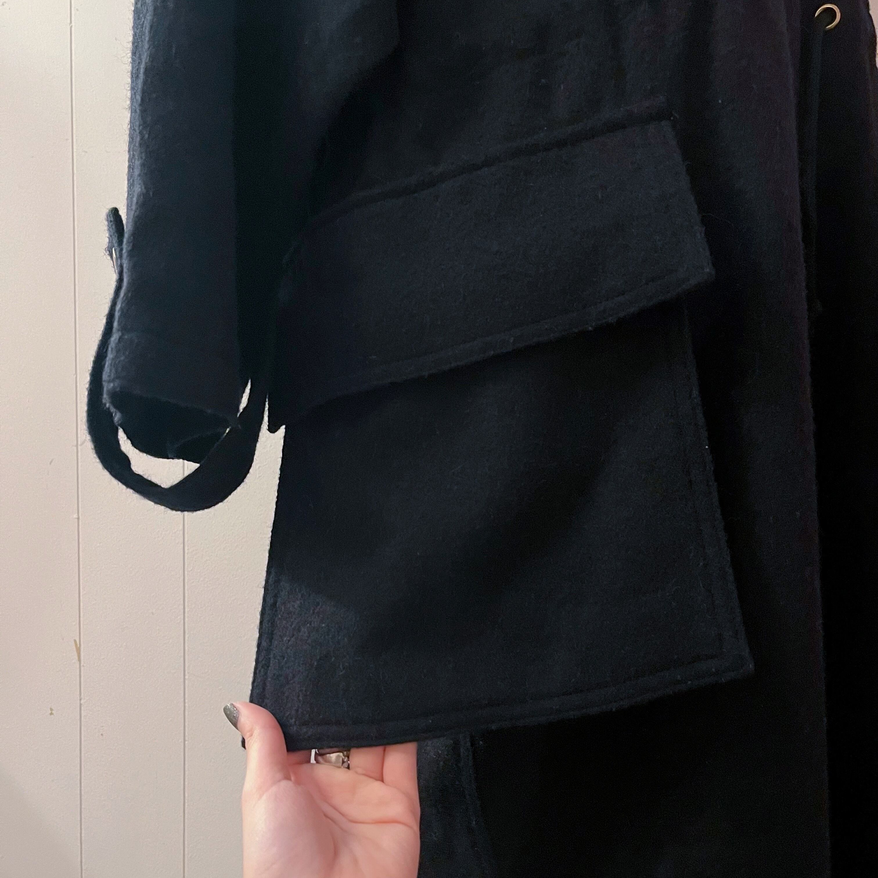 black beige check hoodie coat