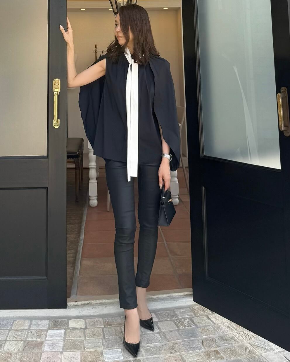 お値下げSYSORUS × akko3839 コーティングストレッチデニム 38 SYSORUS × akko3839 コーティングストレッチデニムパンツ WJ097