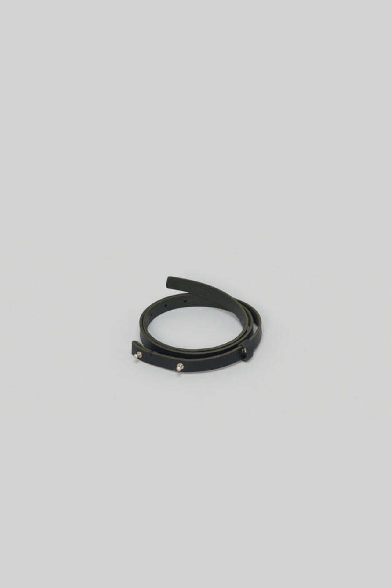 _Fot - belt :dark brown|牛革レザーベルト/細幅15mm/ギボシ留め/11穴サイズ調整/日本製