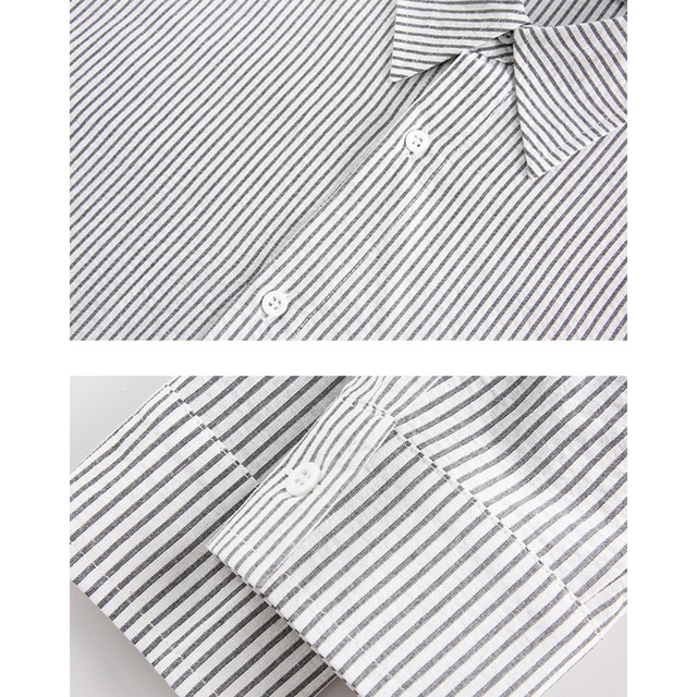 oversized color striped shirt　オーバーサイズカラーストライプシャツ　J0871