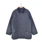 バブアー リデスデイル キルティングジャケット ブラック 黒 BARBOUR LIDDESDALE メンズL相当 古着 @DZ0650