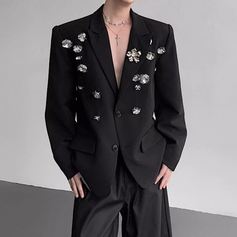 長袖 シングルブレスト ヒップ丈 ジャケット 1color MOJ0182