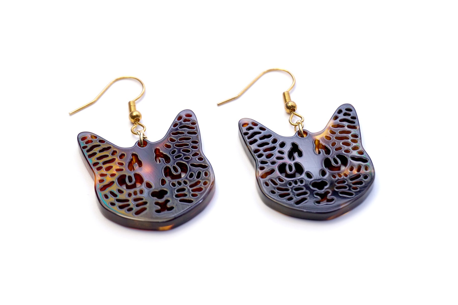 ちまっと♡シャム猫ちゃんっぽい♡にゃんこ 風鈴風 ピアス/イヤリング☆ A