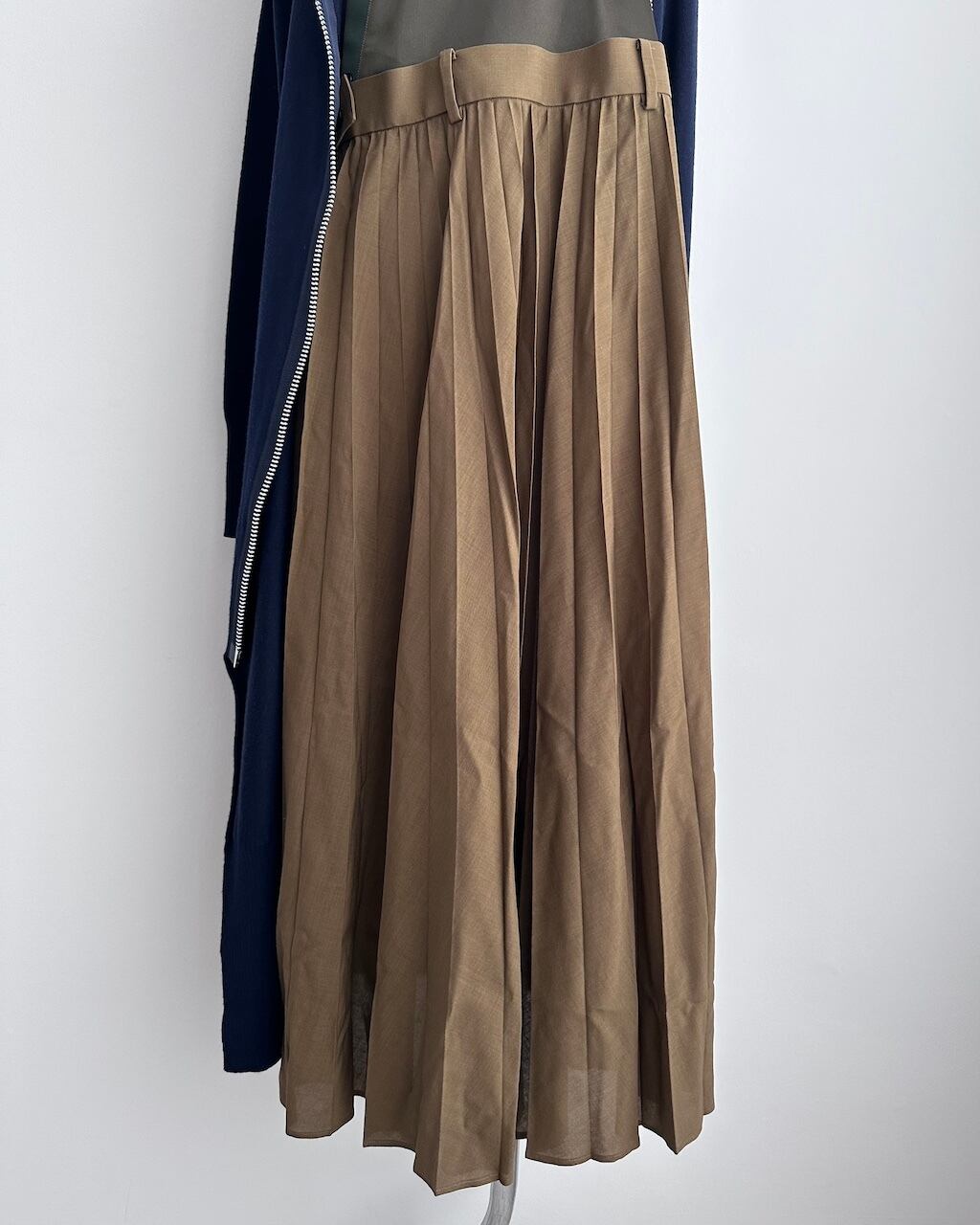 sacai SUITING MIX LAYERED KNIT DRESS | dear closet