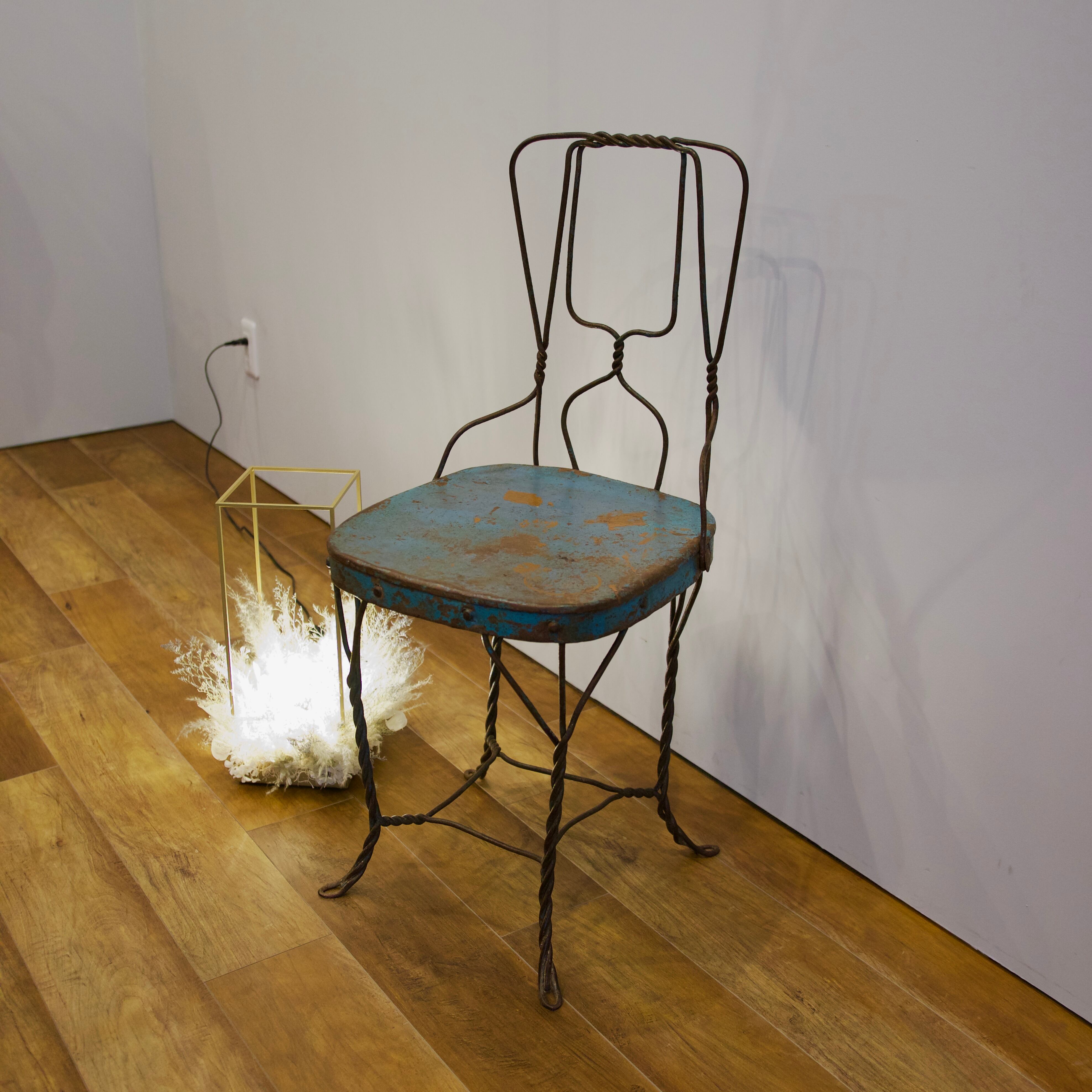 インテリア家具　チェアー椅子スツール　デニム風パッチワーク柄　洋風北欧モダン インテリア北欧モダン洋風オシャレ家具チェアー椅子スツール