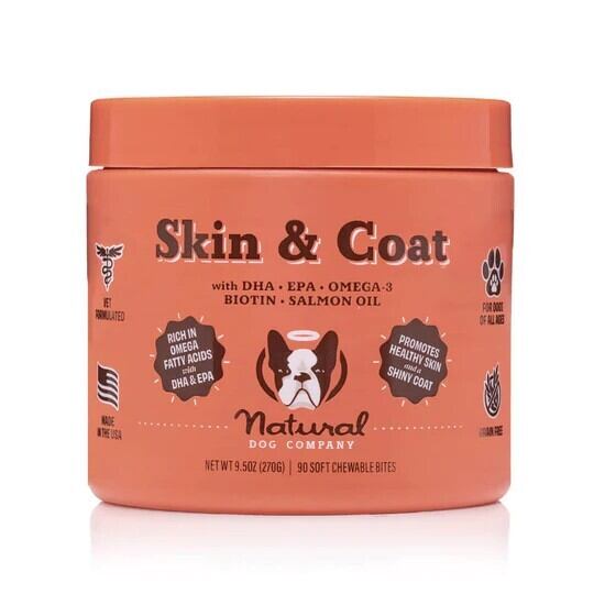 【定期便45日サイクル】SKIN&COAT(皮膚トラブル)　Natural Dog Company　ナチュラルドックカンパニー