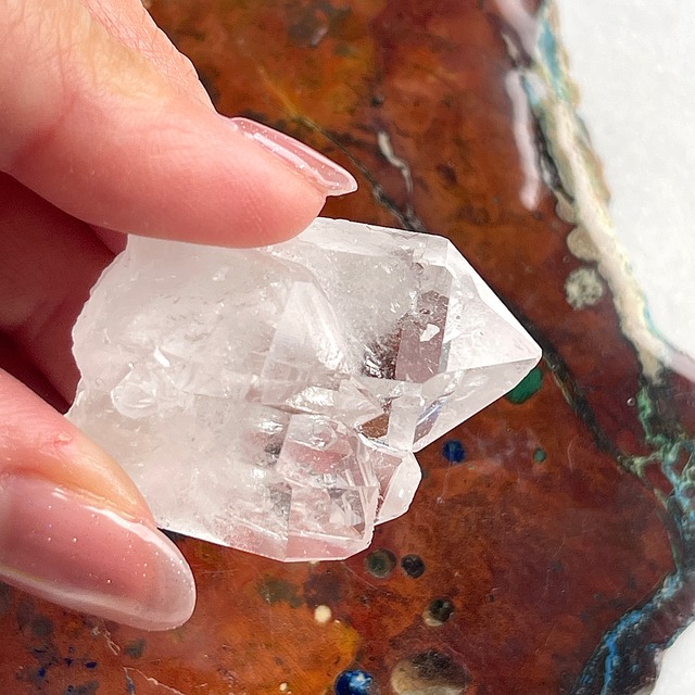 【特別販売】【トップクオリティ】トマスゴンサガ産　水晶クラスター　No.17