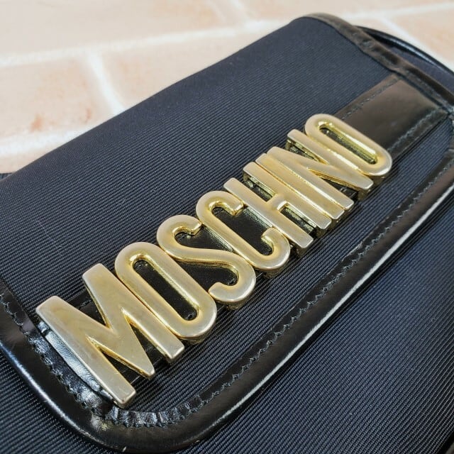 モスキーノ MOSCHINO ☆ ヴィンテージ ロゴ ウエストポーチ ボディ