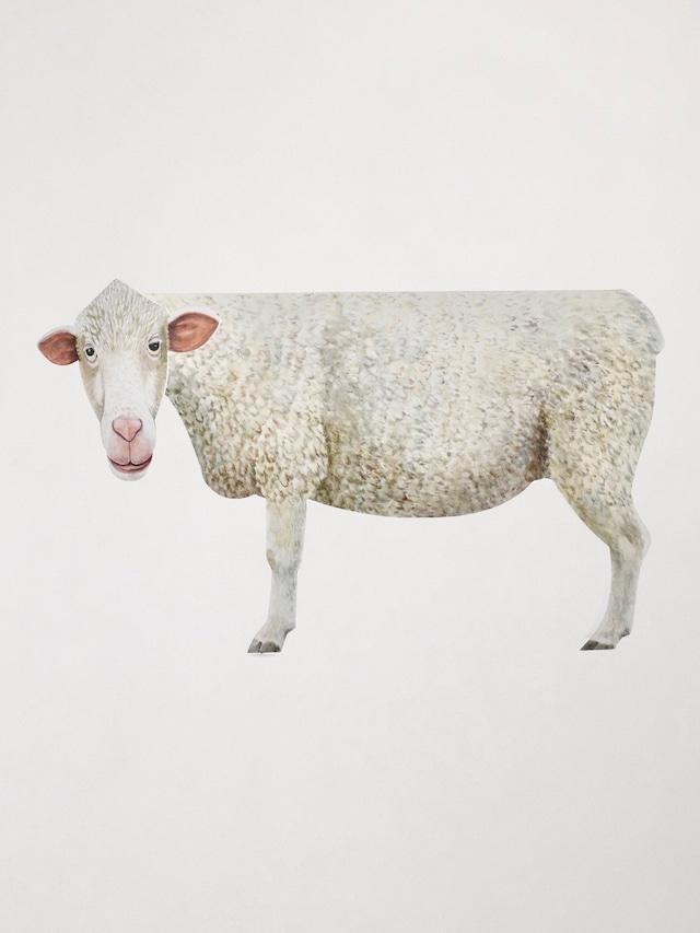 3D 立体グリーティングカード 「羊」 / 3D Animal Folding Card "Sheep"