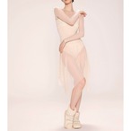 ミドル丈ヘムスカート 2色展開 L1311