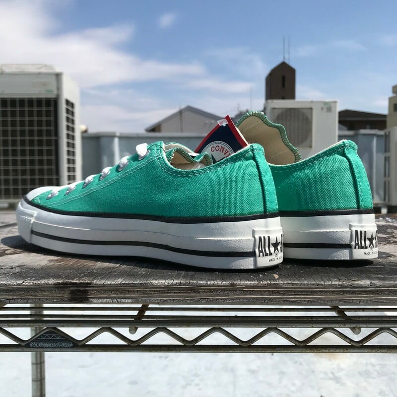 90s USA製 コンバース オールスター US10h モスグリーン 希少 90's
