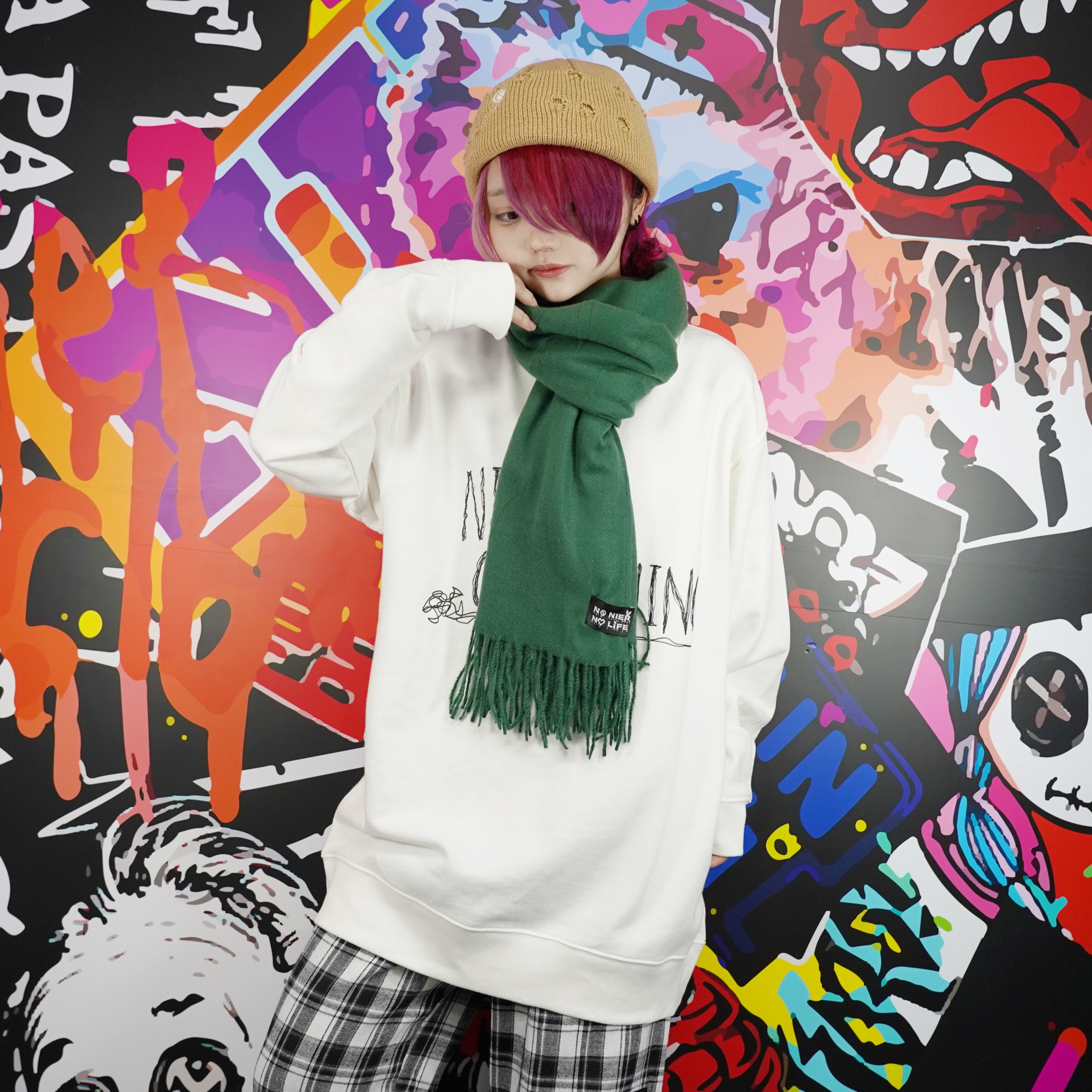 大判×多用途】NIER CLOTHING GREENストール | NIER CLOTHING