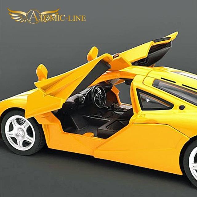 マクラーレン F１ ミニカー 1/24 全4色 ライト点灯 エンジンサウンド 合金モデル 模型 ジオラマ