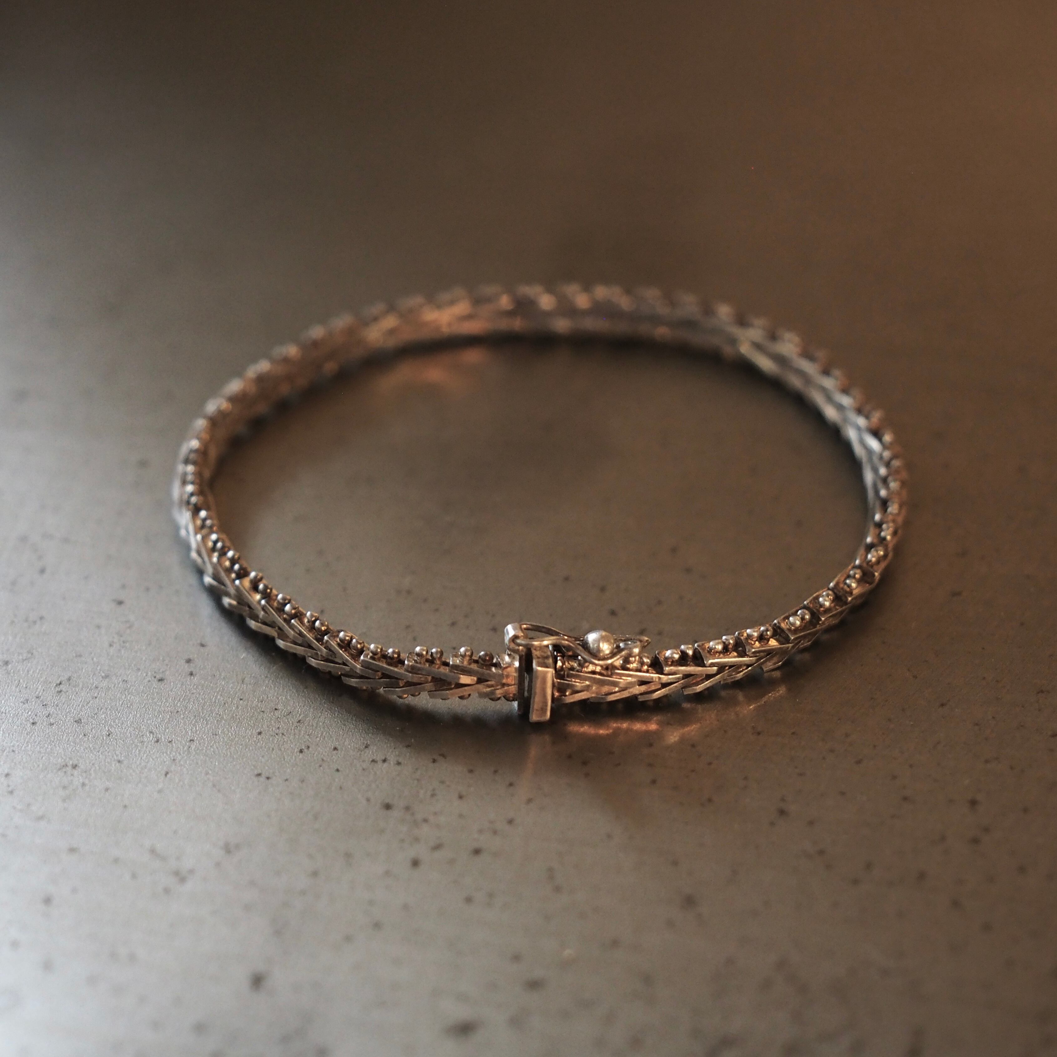 MEXICO Silver925 Chain Bracelet メキシカンジュエリー ブレスレット シルバー925