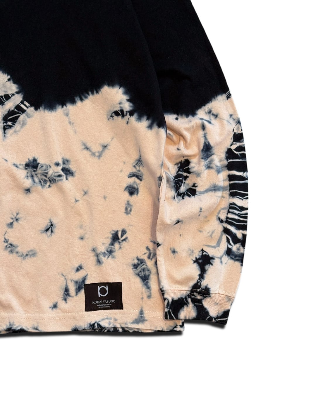 数量限定生産】黒染めタイダイL/S T-shirts 夜桜の香り | 唯一無二の服