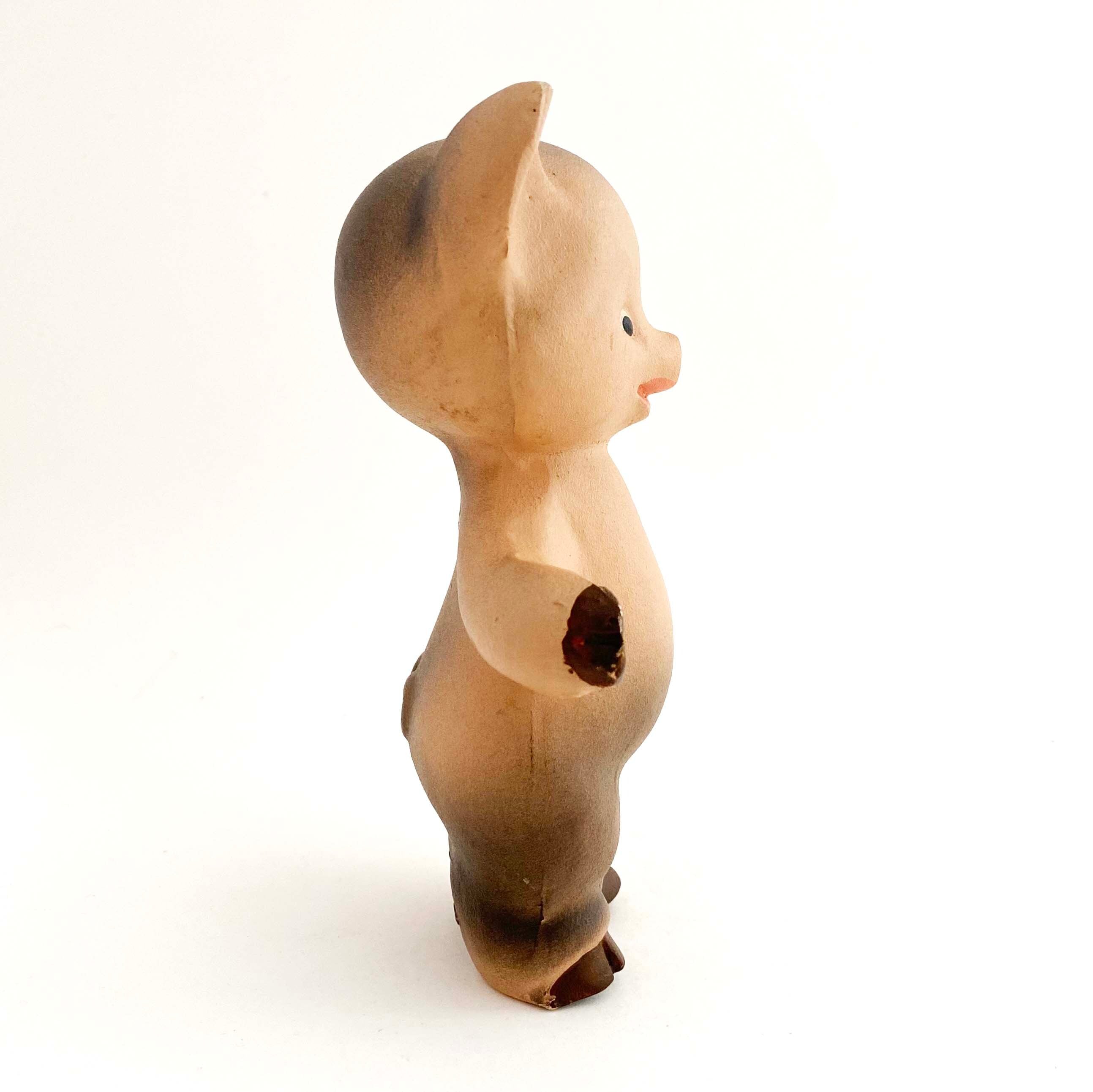 ソ連ビンテージ/ぶたゴム人形（笛なし）