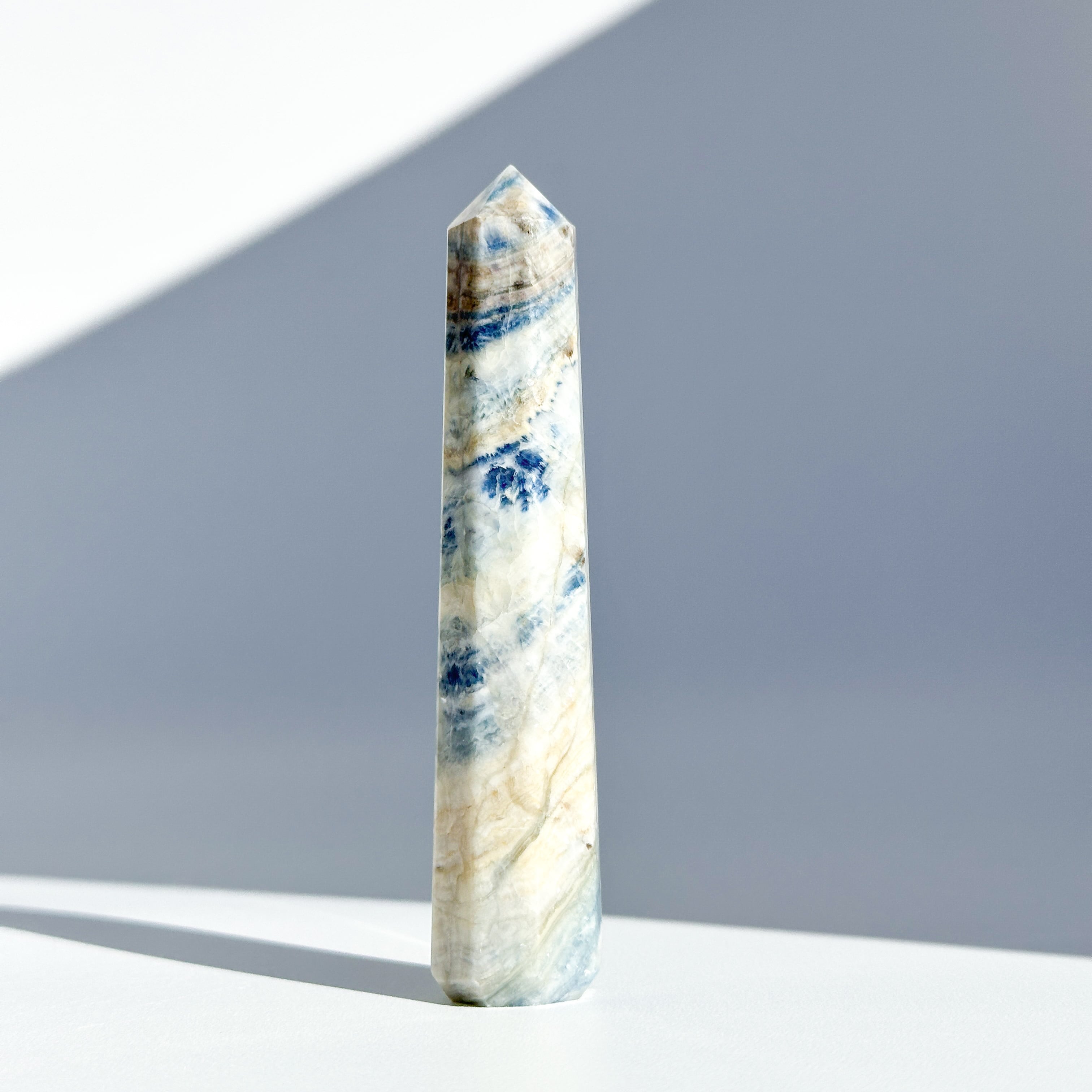 シェーライト(ラピスレースオニキス) タワー型21◇ Sheerite ◇天然石・鉱物・パワーストーン