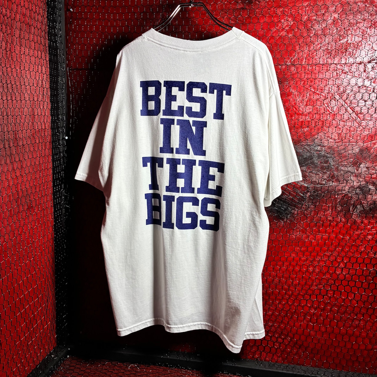 00s JERZEES MLB INDIANS ワフー酋長 Tシャツ ホワイト インディアンズ